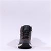 Rieker Knitted Cuff Laced Ankle Boot - Brown Combi
